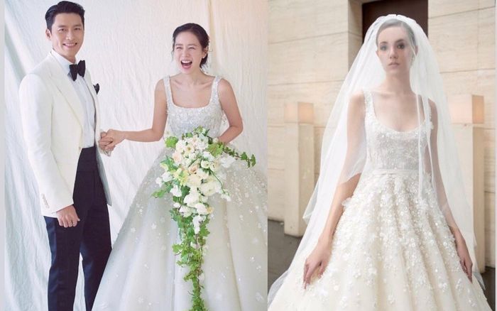 HOT: Bóc mác váy cưới lộng lẫy chuẩn công chúa của Son Ye Jin, soi ra mới thấy mặc đẹp hơn cả model