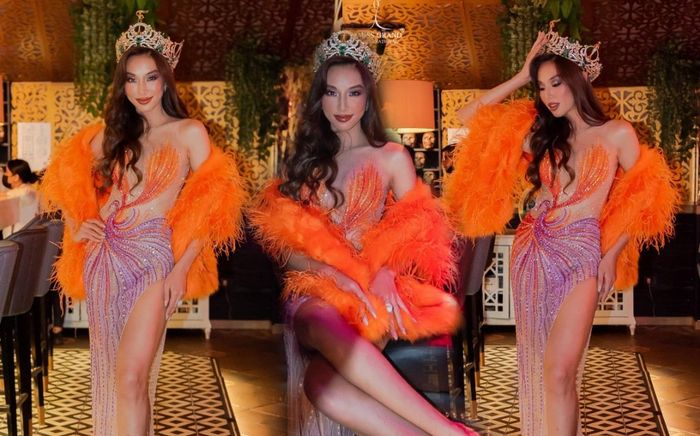 Sau lùm xùm ngồi vắt chân kém duyên, Miss Grand Thùy Tiên khoe dáng ngồi sang chảnh hết phần thiên hạ