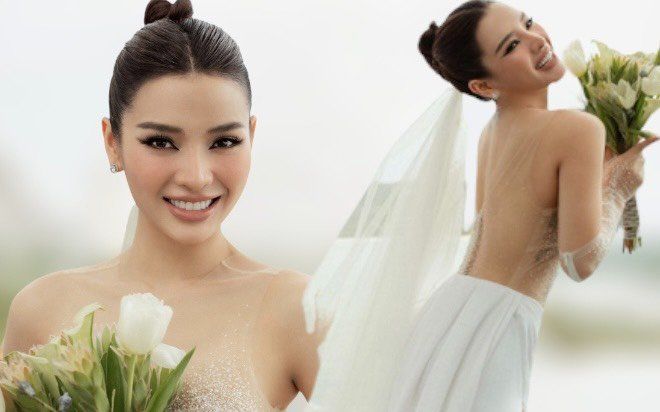 Phương Trinh Jolie chi nửa tỷ sắm váy cưới, có chiếc sexy đến độ trong suốt 'hư không vô thực'