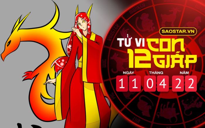 Tử vi hôm nay thứ 2 ngày 11/4/2022 của 12 con giáp: Thìn mắc sai lầm nghiêm trọng