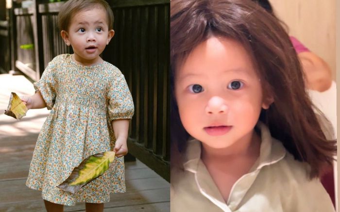 Ái nữ Lisa nhà Hồ Ngọc Hà đội tóc giả đáng yêu muốn xỉu, biểu cảm thế nào mà gây sốt?