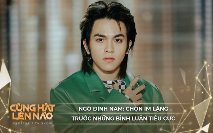 Ngô Đình Nam: Nếu tôi phản bác những lời tiêu cực, người ta chỉ ghét hơn chứ không có thích mình