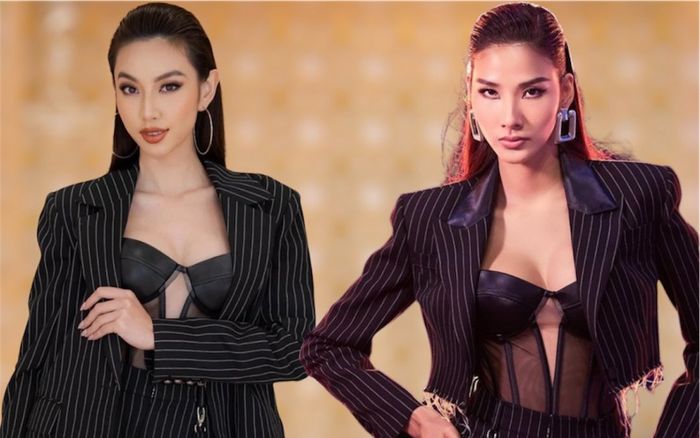 Style 'hét lửa' của Hoàng Thuỳ liệu có át vía được Miss Grand Thuỳ Tiên?