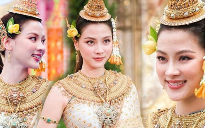 Mỹ nữ Baifern (Chiếc Lá Bay) hóa nữ thần Songkran đẹp mê đắm, sốc hơn nữa khi biết giá outfit nàng mặc