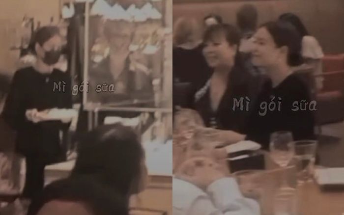 Netizen bắt trọn khoảnh khắc Hoàng Thùy Linh 'ra mắt' gia đình Gil Lê