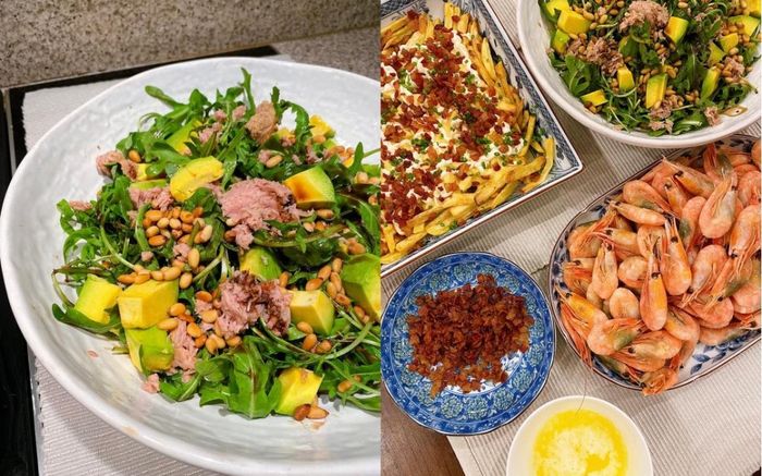 Khéo tay như Tăng Thanh Hà: Nấu từ món Á sang Âu, trình bày đẹp mắt như ở nhà hàng 5 sao