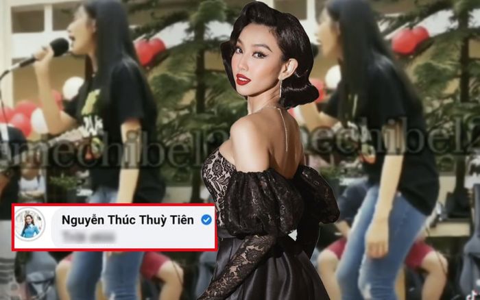 Hoa hậu Thùy Tiên để lại bình luận 'bất lực' khi clip hát văn nghệ 'cực cháy' thời đi học bị fan phát tán