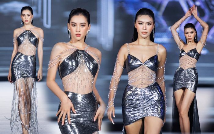 Hoa hậu Tiểu Vy sánh vai chị đại Minh Tú càn quét runway, từ body đến thần thái đều quá 'khét'