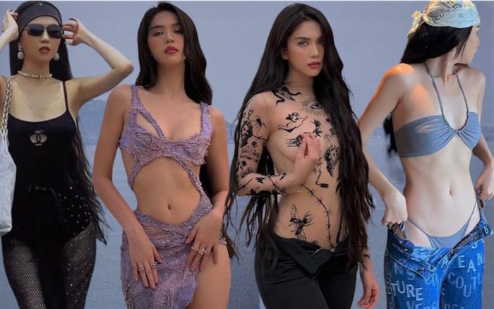 Ngọc Trinh độ này chơi lớn 'bão hở': Trình khoe body đạt next level nhưng vòng 1 lạ lắm à nhen