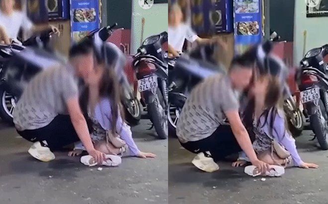 Clip: Xôn xao cô gái 'say quắc cần câu' ngồi hôn bạn trai giữa phố Tạ Hiện khiến nhiều người ái ngại