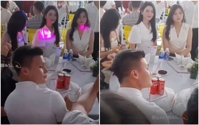 Quang Hải và bạn gái Chu Thanh Huyền dự đám cưới Tấn Tài