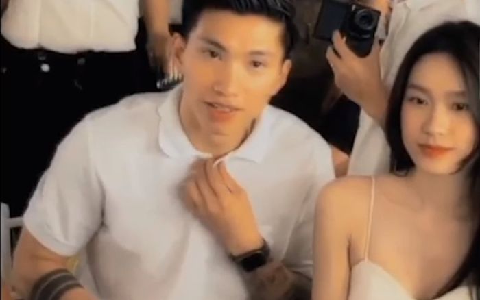 Đoàn Văn Hậu và Doãn Hải My lại 'phát cẩu lương' ở đám cưới Tấn Tài