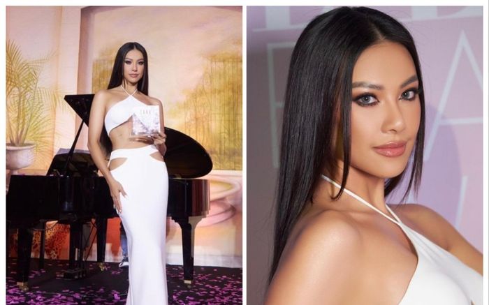 Kim Duyên lên đồ hở bạo, zoom kỹ càng 'ngộp thở' vì vòng 1 quá 'bốc'