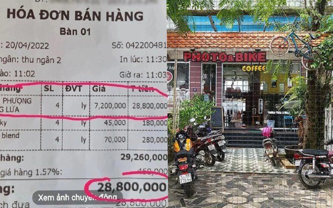 Chủ quán cà phê 'đắt nhất Việt Nam' bị phạt gần 19 triệu đồng vì hàng loạt sai phạm