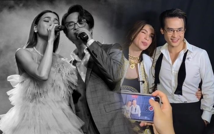 'Nương tựa' vào vai Hà Anh Tuấn, Hồ Ngọc Hà sao lại nhí nhảnh lạ thường thế này!