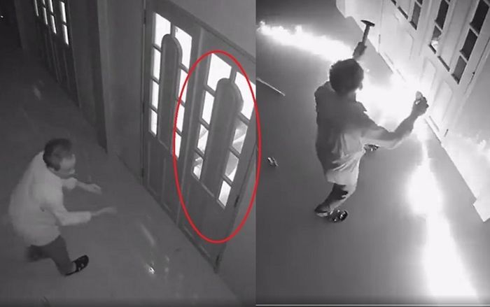 Clip: Người đàn ông phá cửa rồi ném đốt nhà lúc rạng sáng, tiếng kêu cứu thảm thiết bên trong gây ám ảnh