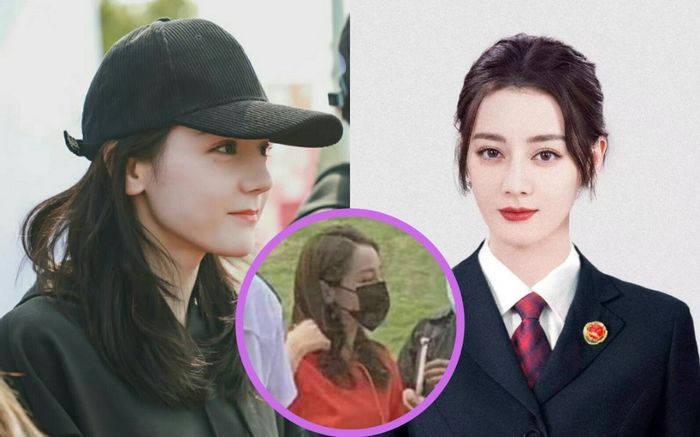 Sau 'Ngự Giao Ký', Địch Lệ Nhiệt Ba tiếp tục diện đồ đỏ chiếm trọn spotlight tại hậu trường phim mới