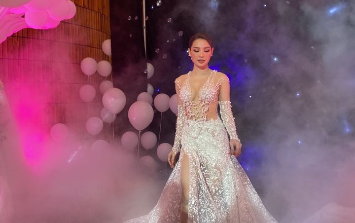 Netizen tranh cãi vì bộ váy cưới của Phương Trinh Jolie