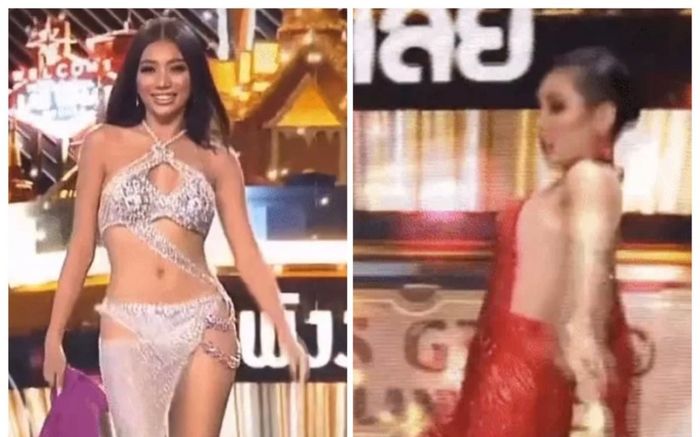 Thí sinh Miss Grand Thailand 2022 thi nhau ngã 'chèo queo' trên sân khấu, fan quan ngại hết sức
