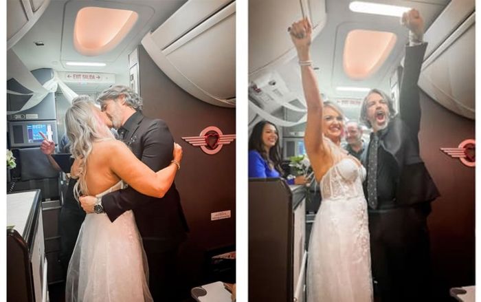 Du khách tổ chức đám cưới 'có một không hai' ở độ cao hơn 11.000 mét