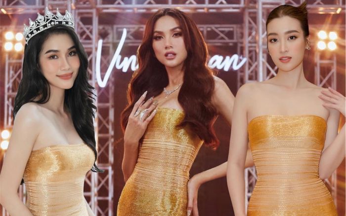 'Chị đại' Võ Hoàng Yến đụng độ đàn em trong bộ váy 'dát vàng quốc dân': Ai chặt ai còn chưa biết?