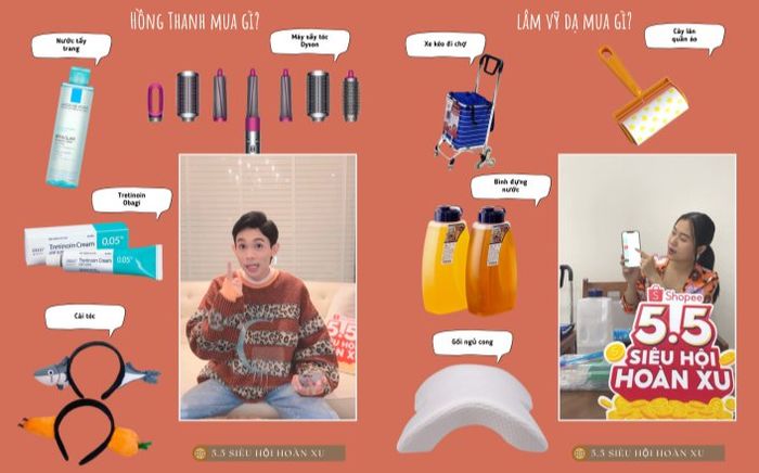 Cơn sốt chốt đơn không chừa một ai, dàn KOL đình đám thi nhau chia sẻ bí kíp săn sale thực chiến vào 5.5 Siêu Hội Hoàn Xu