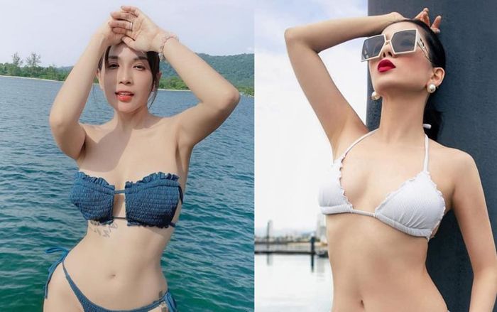Đường đua bikini chào hè 'nóng' hơn bao giờ hết: 'Nữ hoàng phòng trà' Lệ Quyên 'chặt đẹp' Khả Như