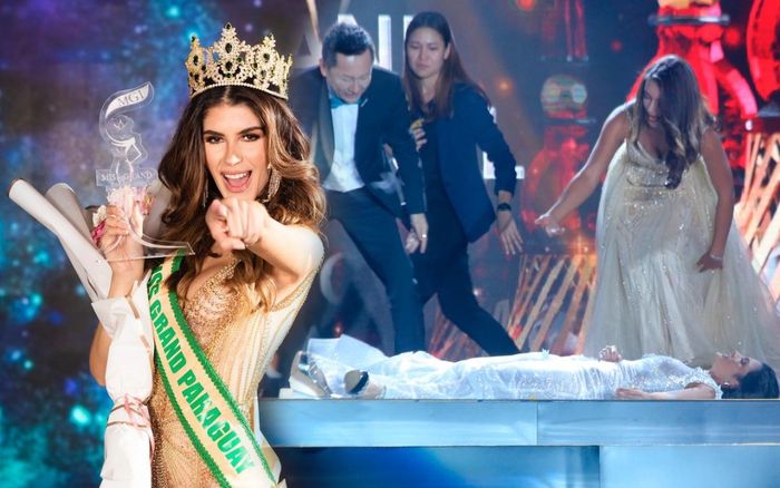 Vẻ đẹp rực lửa của đại diện Paraguay tại Miss Grand 2022: Hừng hực khí thế giật vương miện