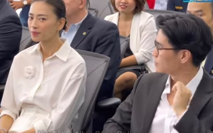 Huy Trần hộ tống 'nóc nhà' dự sự kiện sau lễ cưới, hành động nhỏ của nam CEO khiến fan khen ngợi hết lời