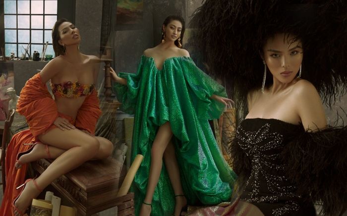 Bộ ảnh quy tụ sáu chân dài đình đám: Minh Triệu hở bạo, Kỳ Duyên e ấp lạ thường