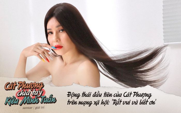 Động thái đầu tiên của Cát Phượng sau công bố chia tay Kiều Minh Tuấn: 'Rất vui và biết ơn'