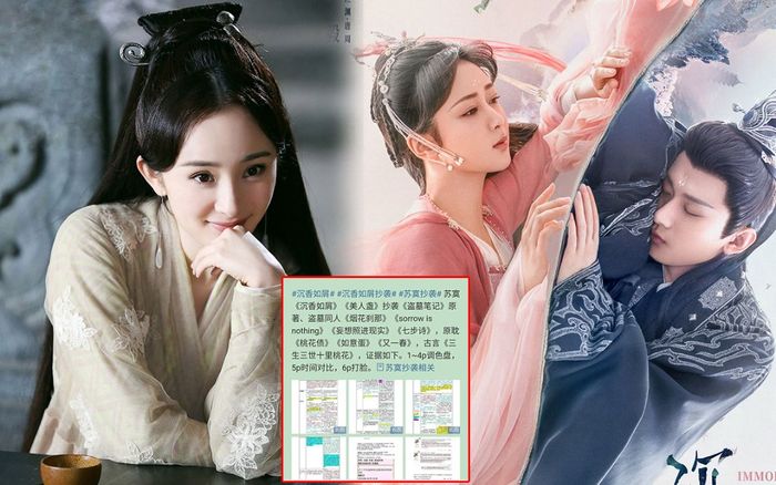 Trầm Vụn Hương Phai của Dương Tử - Thành Nghị bị tố đạo nhái 8 bộ truyện và cả 'đạo phẩm' của Dương Mịch