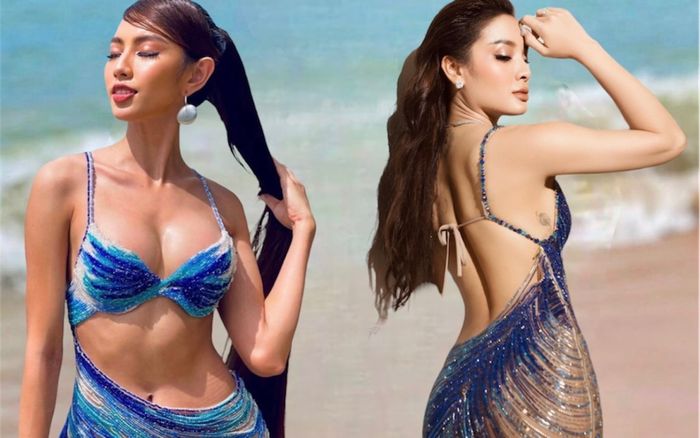 Thực hư chuyện Phương Trinh Jolie bị tố 'đạo nhái' chiếc váy hở hết cỡ của Hoa hậu Thùy Tiên
