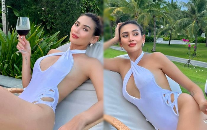 Võ Hoàng Yến hôm nay lạ lắm: Dáng nuột nà, trang điểm nhẹ nhàng nữ tính, cộng em một điểm thanh lịch!