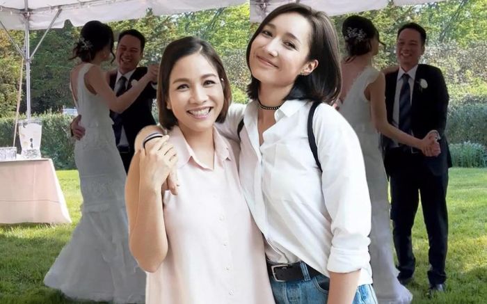 Xúc động khoảnh khắc con gái lớn diva Mỹ Linh khiêu vũ cùng bố trong lễ cưới