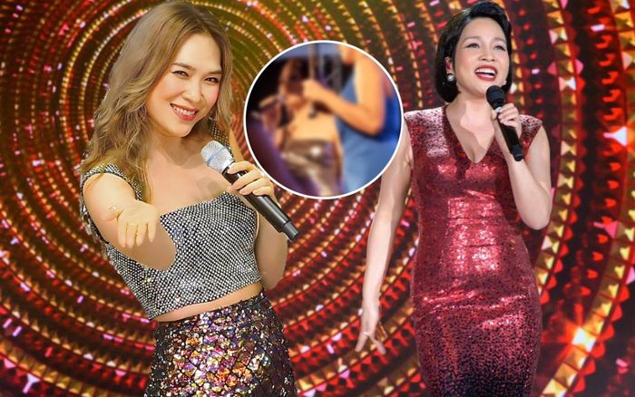 Khoảnh khắc diva Mỹ Linh ân cần che ô cho Mỹ Tâm dưới trời mưa khiến dân mạng nức lòng