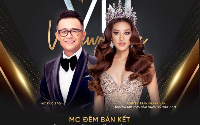 MC Đức Bảo dẫn bán kết Miss Universe VN cùng Khánh Vân, Trấn Thành đột nhiên bị gọi tên