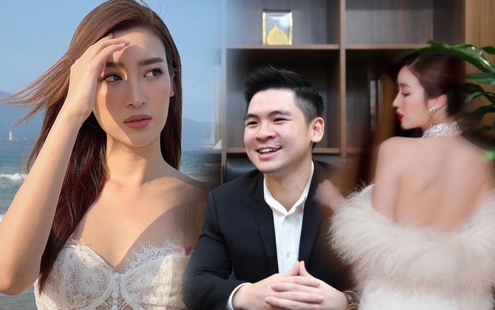 Hoa hậu Đỗ Mỹ Linh lên đồ lộng lẫy kiêu sa, hỏi câu gì ai cũng réo tên thiếu gia nhà Bầu Hiển
