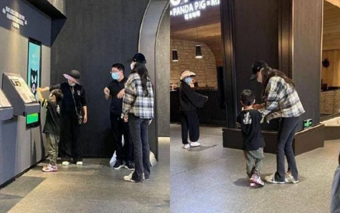 Angela Baby lủi thủi một mình dắt con đi chơi giữa nghi vấn Huỳnh Hiểu Minh có người mới