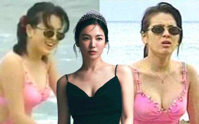 Ảnh diện bikini thời 'em chưa 18' của Song Hye Kyo hot trở lại, vòng 1 bốc lửa gây chú ý
