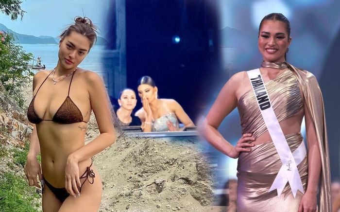 Hoa hậu Hoàn vũ Thái Lan siết cơ 'đẹp xỉu': Lúc thi hết hồn lúc về hết mình!