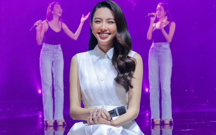 Thùy Tiên đăng clip hát hò, nhưng thứ khiến dân mạng chú ý không phải là giọng hát của nàng Hậu