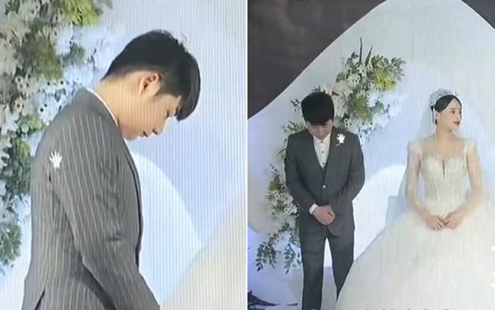 Chú rể cúi gằm mặt trong suốt hôn lễ, nghi bị 'ép cưới', cô dâu nói lý do gây hoang mang