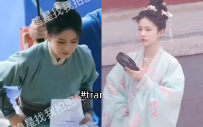 Bạch Lộc xuất hiện xinh xắn trên phim trường Ninh An Như Mộng nhưng bị chê già