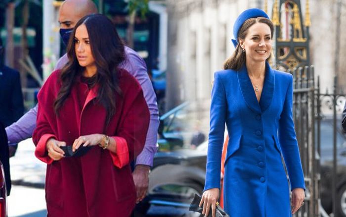 Trong khi 'dâu cả' Hoàng gia được khen mặc đẹp hơn cả mẫu thì Meghan Markle bị chê 'phèn'