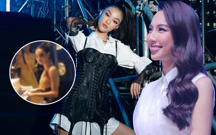 Thùy Tiên bất ngờ đệm đàn cho Lona Kiều Loan hát, nhưng cách đánh của nàng Hậu này lạ lắm!