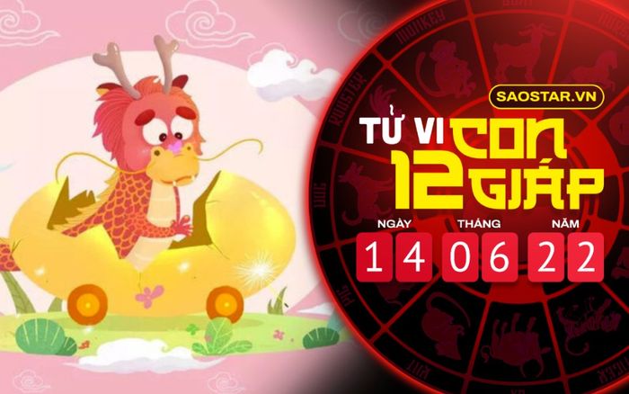 Tử vi hôm nay thứ 3 ngày 14/6/2022 của 12 con giáp: Thìn đón nhận nhiều may mắn