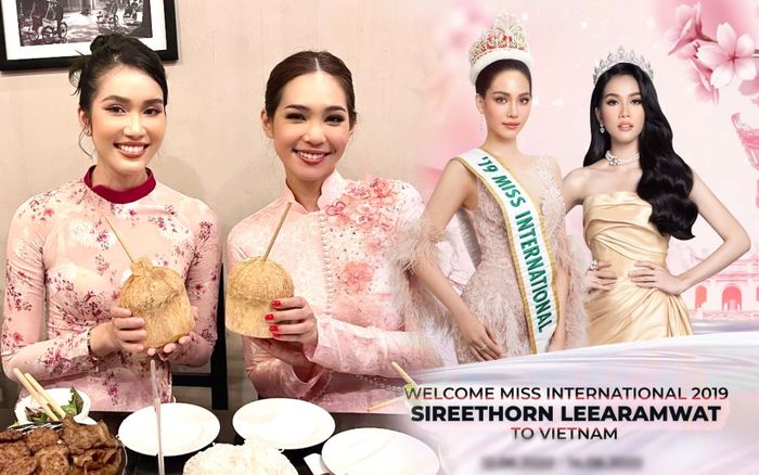 Á hậu Phương Anh diện áo dài nền nã đón Miss International 2019: Fan cứ ngỡ chị em