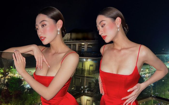 Gò bồng đảo như 'tuôn trào ra ngoài' của Lương Thùy Linh: Quá áp lực cho tân Hoa hậu Thế giới Việt Nam