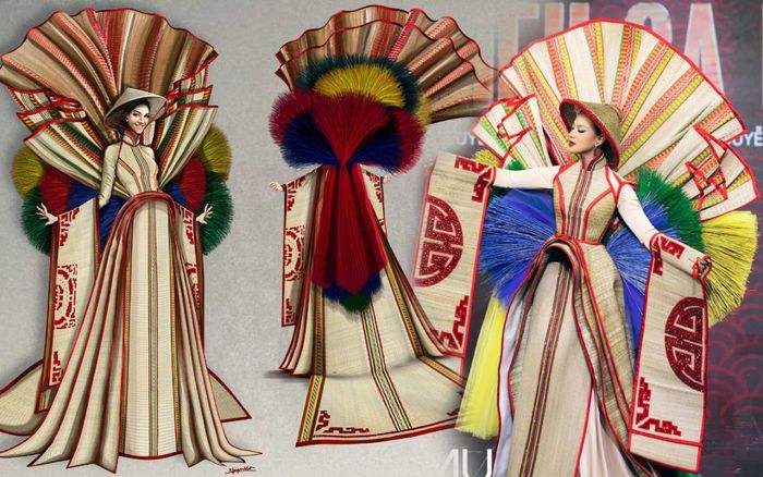 Trang phục dân tộc với tên gọi Chiếu Cà Mau: Đã đủ hoàn hảo để hoa hậu Việt mang chuông đi đánh xứ người?